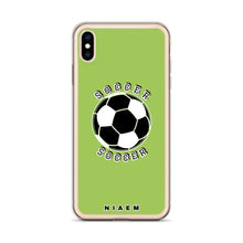 Load image into Gallery viewer, Soccer iPhone Case (Green 3)