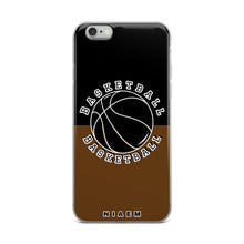 Load image into Gallery viewer, Basketball iPhone Case (Black &amp; Brown)