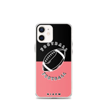 Load image into Gallery viewer, American Football iPhone Case (Black &amp; Pink 2)