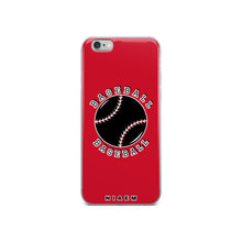 Load image into Gallery viewer, Baseball iPhone Case (Red)