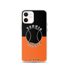 Load image into Gallery viewer, Tennis iPhone Case (Black &amp; Orange)