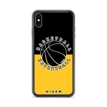 Load image into Gallery viewer, Basketball iPhone Case (Black &amp; Yellow)