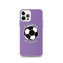 Load image into Gallery viewer, Soccer iPhone Case (Purple 1)