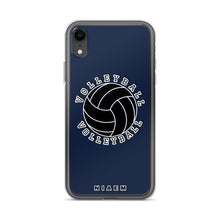 Load image into Gallery viewer, Volleyball iPhone Case (Navy)