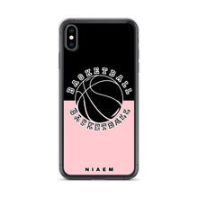 Load image into Gallery viewer, Basketball iPhone Case (Black &amp; Pink 3)