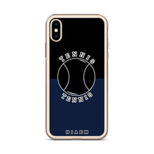 Load image into Gallery viewer, Tennis iPhone Case (Black &amp; Navy)