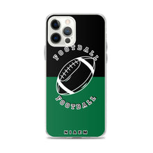 Load image into Gallery viewer, American Football iPhone Case (Black &amp; Green 1)
