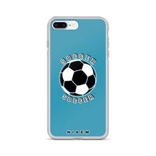 Load image into Gallery viewer, Soccer iPhone Case (Blue)