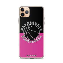 Load image into Gallery viewer, Basketball iPhone Case (Black &amp; Pink 5)