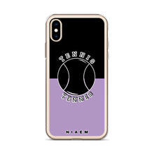 Load image into Gallery viewer, Tennis iPhone Case (Black &amp; Purple 2)