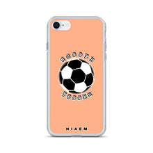 Load image into Gallery viewer, Soccer iPhone Case (Orange 2)