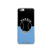 Load image into Gallery viewer, Tennis iPhone Case (Black &amp; Blue 1)