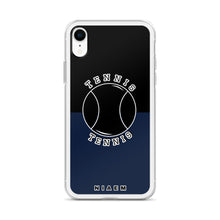 Load image into Gallery viewer, Tennis iPhone Case (Black &amp; Navy)