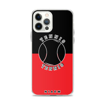 Load image into Gallery viewer, Tennis iPhone Case (Black &amp; Red 1)