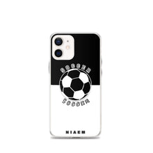 Load image into Gallery viewer, Soccer iPhone Case (Black &amp; White)