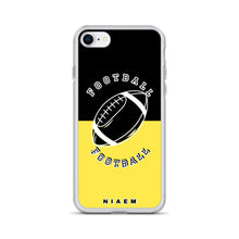 Load image into Gallery viewer, American Football iPhone Case (Black &amp; Yellow 1)