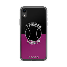 Load image into Gallery viewer, Tennis iPhone Case (Black &amp; Pink 6)