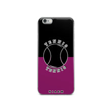Load image into Gallery viewer, Tennis iPhone Case (Black &amp; Pink 6)