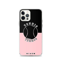 Load image into Gallery viewer, Tennis iPhone Case (Black &amp; Pink 3)