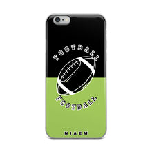 Load image into Gallery viewer, American Football iPhone Case (Black &amp; Green 3)