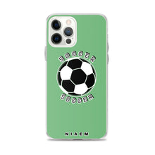 Load image into Gallery viewer, Soccer iPhone Case (Green 4)