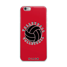Load image into Gallery viewer, Volleyball iPhone Case (Red)
