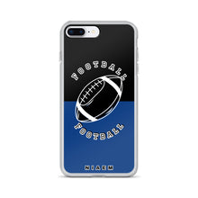 Load image into Gallery viewer, American Football iPhone Case (Black &amp; Blue 2)