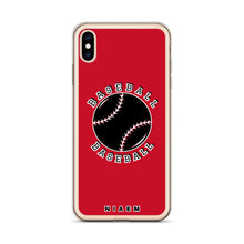 Load image into Gallery viewer, Baseball iPhone Case (Red)