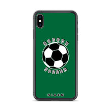 Load image into Gallery viewer, Soccer iPhone Case (Green 1)