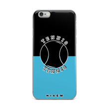 Load image into Gallery viewer, Tennis iPhone Case (Black &amp; Blue 7)