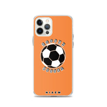 Load image into Gallery viewer, Soccer iPhone Case (Orange 1)