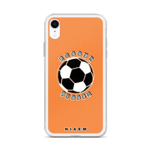 Load image into Gallery viewer, Soccer iPhone Case (Orange 1)