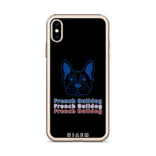 Load image into Gallery viewer, Blue French Bulldog iPhone Case