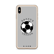 Load image into Gallery viewer, Soccer iPhone Case (Grey 2)