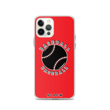 Load image into Gallery viewer, Baseball iPhone Case (Red 1)