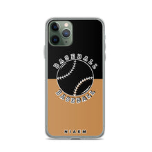 Load image into Gallery viewer, Baseball iPhone Case (Black &amp; Nude)