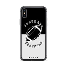 Load image into Gallery viewer, American Football iPhone Case (Black &amp; Grey 3)