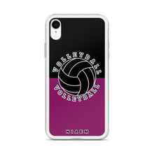Load image into Gallery viewer, Volleyball iPhone Case (Black &amp; Pink 6)