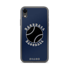 Load image into Gallery viewer, Baseball iPhone Case (Navy)