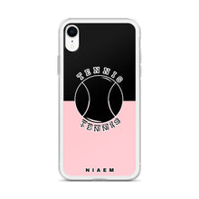Load image into Gallery viewer, Tennis iPhone Case (Black &amp; Pink 3)