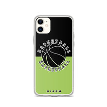 Load image into Gallery viewer, Basketball iPhone Case (Black &amp; Green 3)