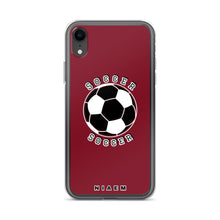 Load image into Gallery viewer, Soccer iPhone Case (Red 2)
