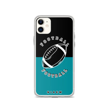 Load image into Gallery viewer, American Football iPhone Case (Black &amp; Blue 3)