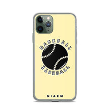 Load image into Gallery viewer, Baseball iPhone Case (Yellow 2)