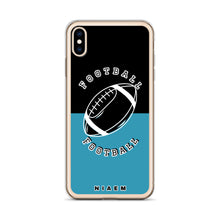 Load image into Gallery viewer, American Football iPhone Case (Black &amp; Blue)