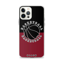 Load image into Gallery viewer, Basketball iPhone Case (Black &amp; Red 2)