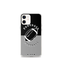 Load image into Gallery viewer, American Football iPhone Case (Black &amp; Grey 1)