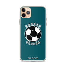 Load image into Gallery viewer, Soccer iPhone Case (Blue 4)
