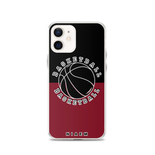 Load image into Gallery viewer, Basketball iPhone Case (Black &amp; Red 2)