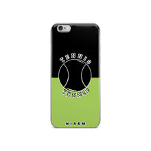 Load image into Gallery viewer, Tennis iPhone Case (Black &amp; Green 3)